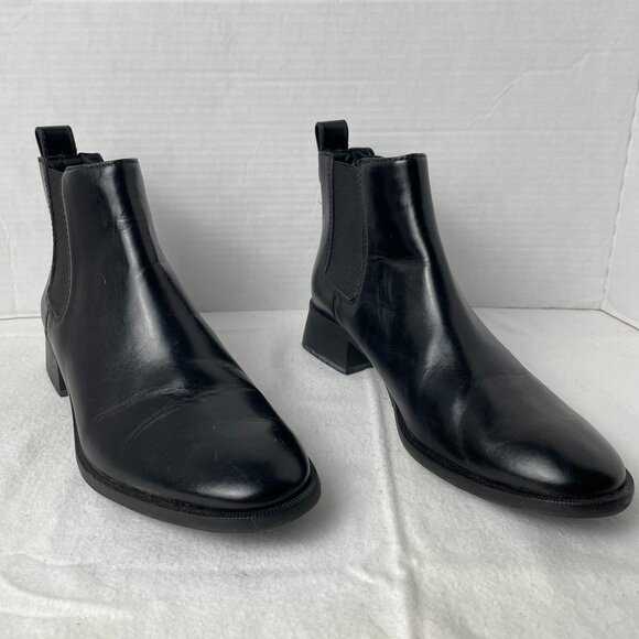 Tory Burch Shoes - Tory Burch Black Leather Slip-on Ankle Boot